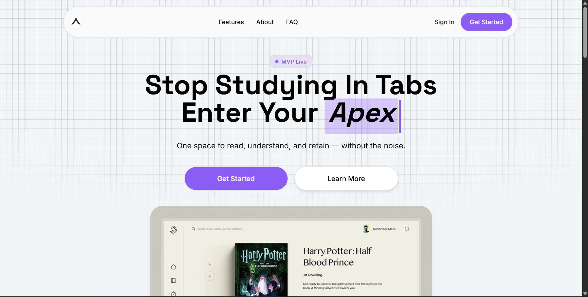 Apex | The Focused Learning Platform for Ambitious Students
